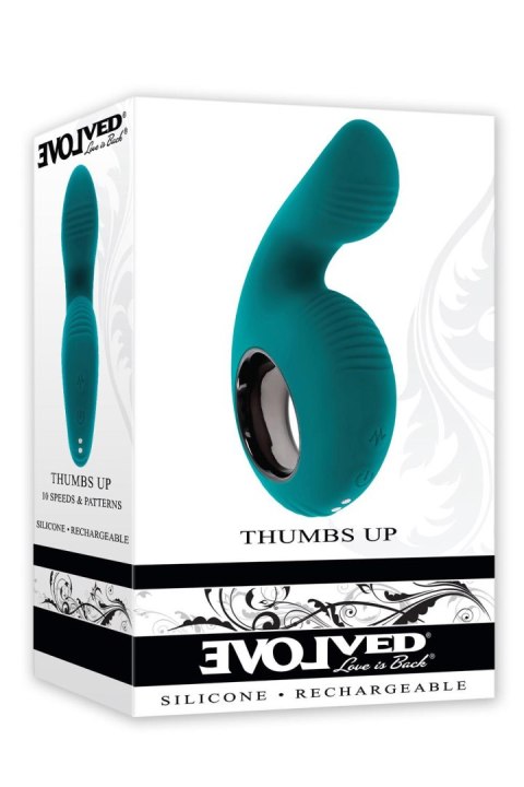 Wibrator Korek Elastyczny Dualny Z Pierścieniem Wodoodporny – Evolved Thumbs Up