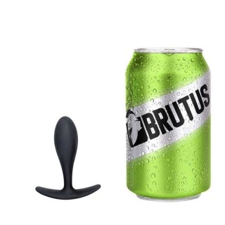 Korek analny All Day Long Silicone Butt Plug Black M Brutus