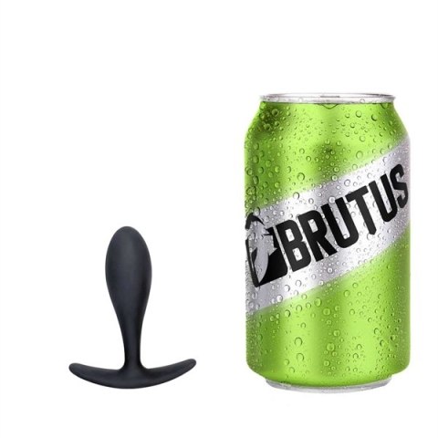 Korek analny All Day Long Silicone Butt Plug Black M Brutus