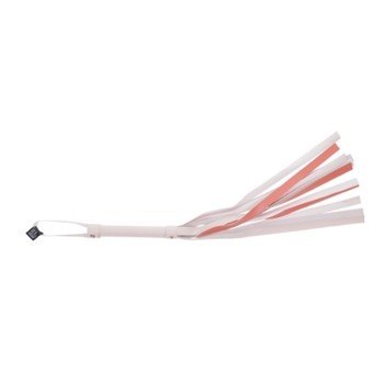 S&M Peaches 'N Creame Stripe Flogger Cream & Orange Sportsheets