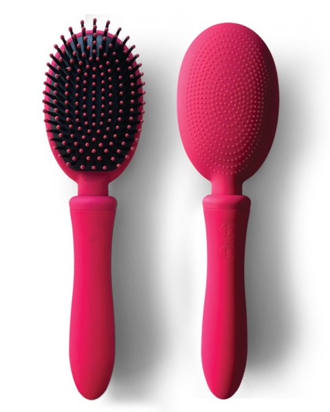 Luksusowa Wibrująca Szczotka Do Włosów I Wibrator 2w1 Różowa – Vibraliss Vibrating Brush Pink