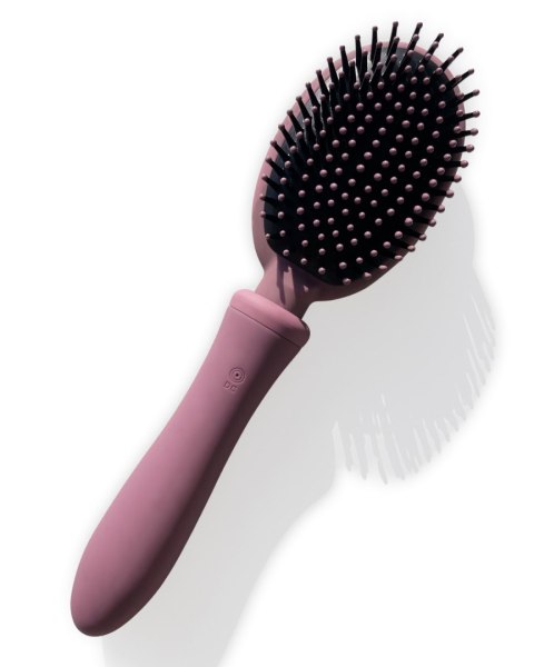 Wibrująca Szczotka Do Włosów I Wibrator 2w1 Pudrowy Róż – Vibraliss Vibrating Brush Rose Pudre
