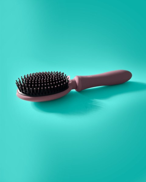 Wibrująca Szczotka Do Włosów I Wibrator 2w1 Pudrowy Róż – Vibraliss Vibrating Brush Rose Pudre