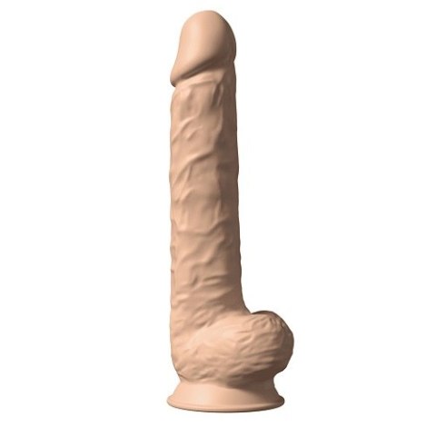Dildo z przyssawką beżowe 38cm Silexd