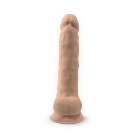 Dildo z przyssawką beżowe 38cm Silexd