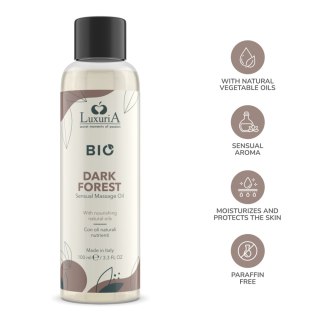 Olejek Do Masażu Luxuria Bio Oil Dark Forest 100 Ml IntimateLine
