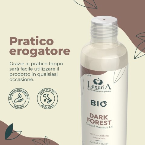 Olejek Do Masażu Luxuria Bio Oil Dark Forest 100 Ml IntimateLine