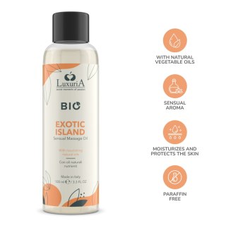 Olejek Do Masażu Luxuria Bio Oil Exotic Island 100 Ml IntimateLine