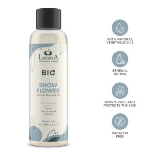 Olejek Do Masażu Luxuria Bio Oil Snow Flower 100 Ml IntimateLine