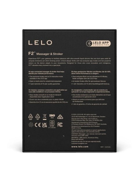 Trenażer Masturbator Sterowany Aplikacją F2S™ Red Lelo