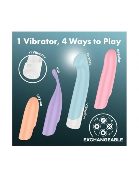 Wibrator Z Wymiennymi Nakładkami-Playful Four-Satisfyer