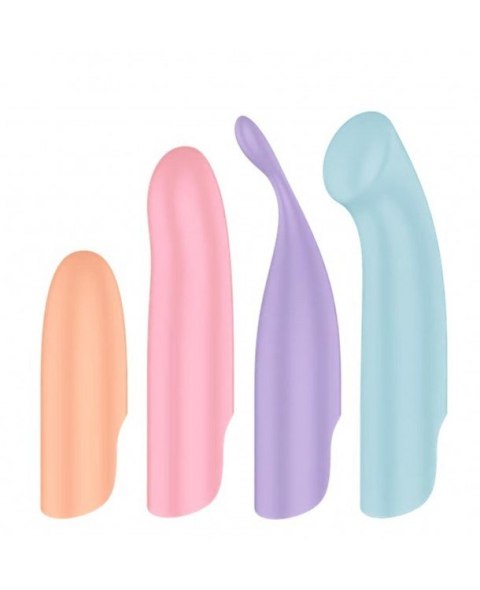 Wibrator Z Wymiennymi Nakładkami-Playful Four-Satisfyer