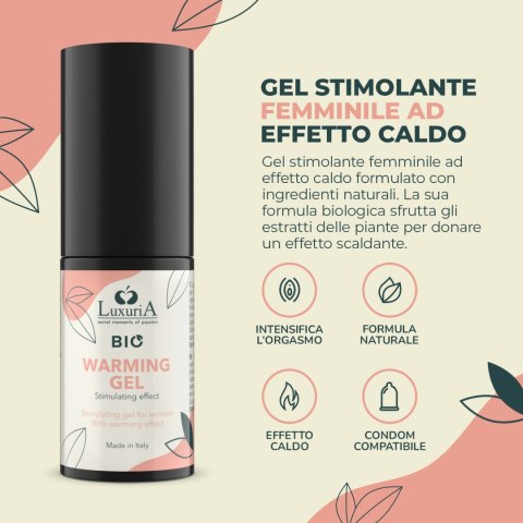 Żel Stymulujący Luxuria Bio Warming Gel 30 Ml IntimateLine