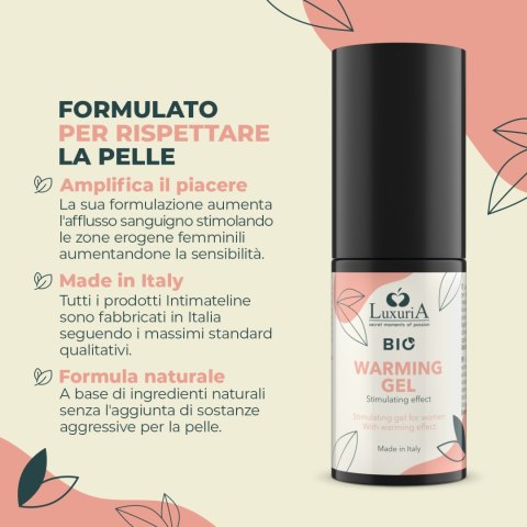 Żel Stymulujący Luxuria Bio Warming Gel 30 Ml IntimateLine