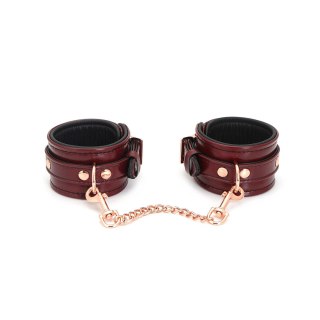 Kajdanki Wine Red Ankle Cuffs Liebe Seele