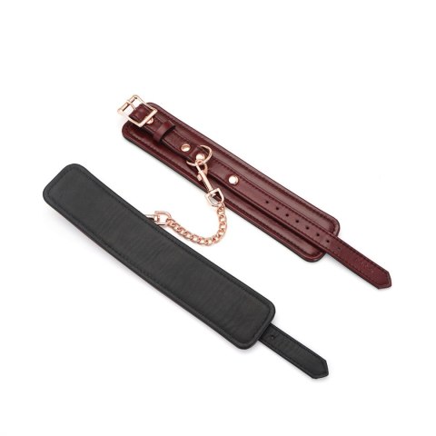 Kajdanki Wine Red Ankle Cuffs Liebe Seele