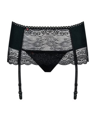 Pas Do Pończoch Ze Stringami Miamor L/Xl Obsessive