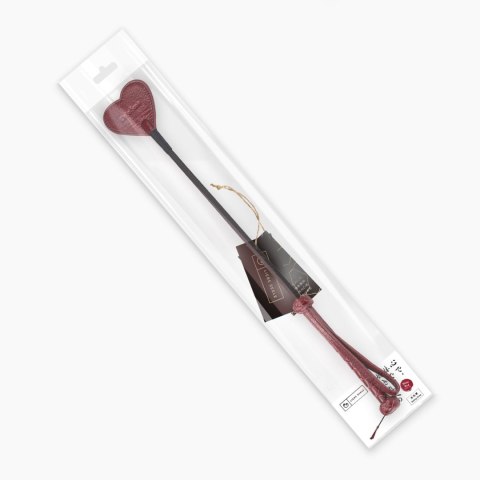 Szpicruta Wine Red Rding Crop With Heart-Shape Tip Liebe Seele