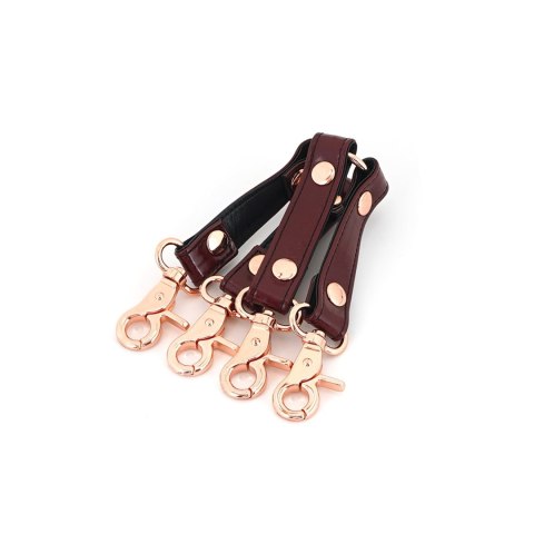 Uprząż Bondage Wine Red Hogtie Liebe Seele