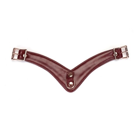 Wine Red Delux Strap On Forced Orgasm Harness Belt Liebe Seele