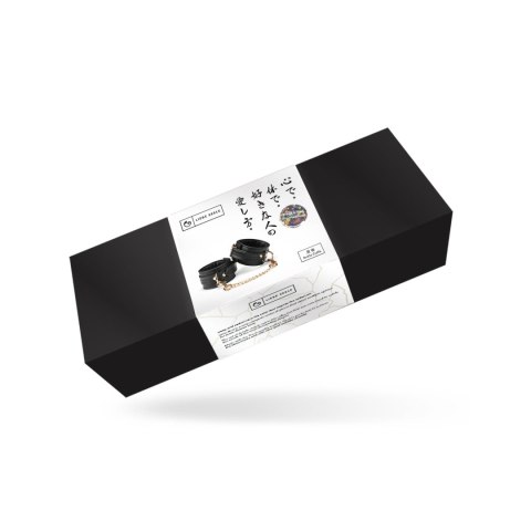 Kajdanki Black Organosilicon Ankle Cuffs Liebe Seele