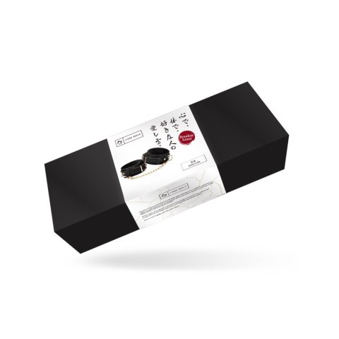 Kajdanki Boudoir Amor Black Ankle Cuffs Liebe Seele