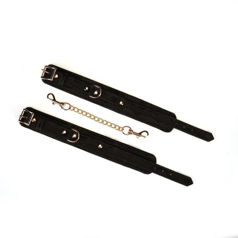 Kajdanki Boudoir Amor Black Ankle Cuffs Liebe Seele