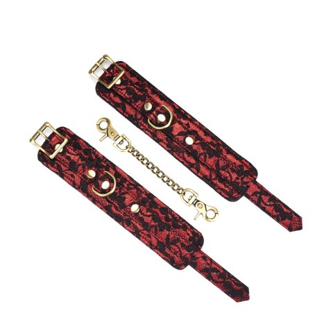 Kajdanki Victorian Garden Lace And Velvet Wrist Cuffs Liebe Seele