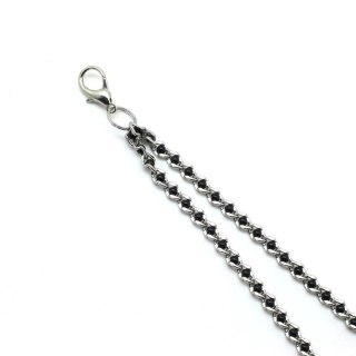 Klamerki Na Sutki Black Beads Chains & Nipple Clamps Liebe Seele
