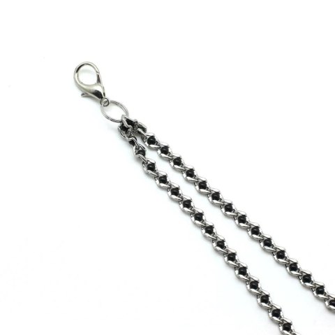 Klamerki Na Sutki Black Beads Chains & Nipple Clamps Liebe Seele