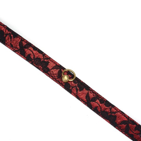 Obróżka Victorian Garden Lace And Pu Choker Liebe Seele
