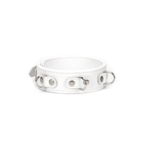 Obróżka Ze Smyczą Fuji White Collar With Leash Liebe Seele