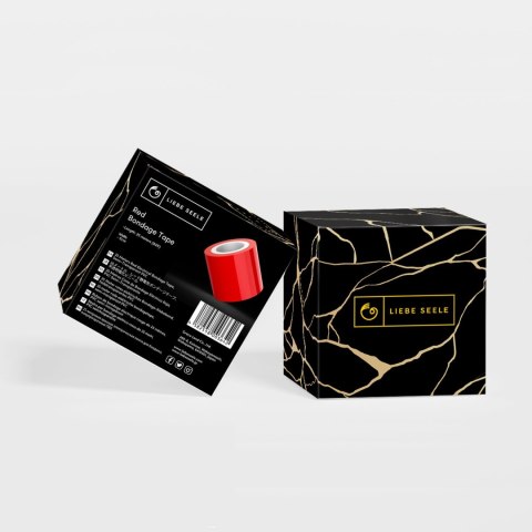 Taśma Do Krępowania 25M Long Bondage Tape Red Liebe Seele
