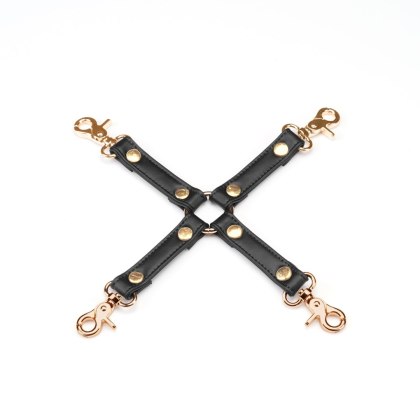 Uprząż Bondage Black Organosilicon Hogtie Liebe Seele