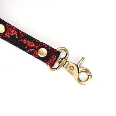 Uprząż Bondage Victorian Garden Lace And Pu Hogtie Liebe Seele