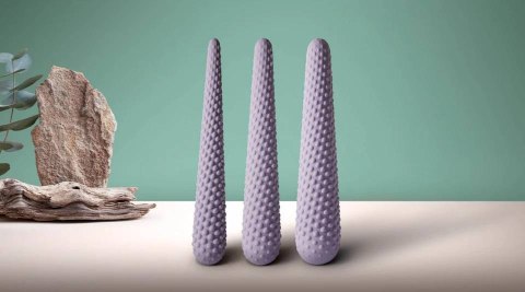 Zestaw dilatorów do ćwiczenia mięśni kegla lila Wellness Unite 3szt. Rocks-Off