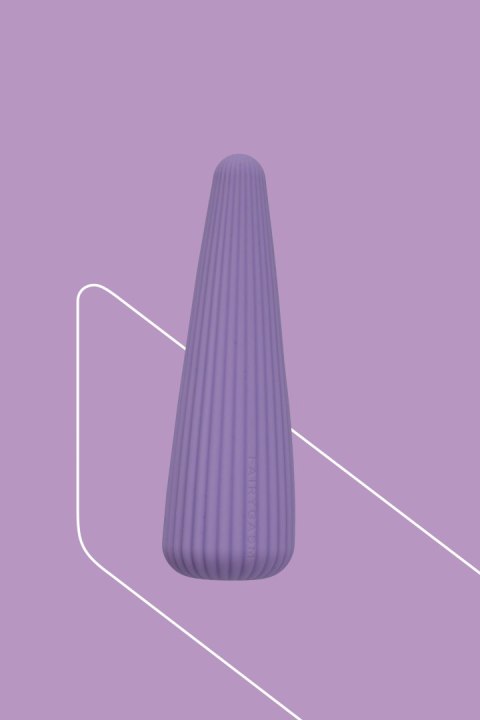 Mini Wibrator Podróżny Silikonowy Wodoodporny Fioletowy – FairyGasm Icycone Violet