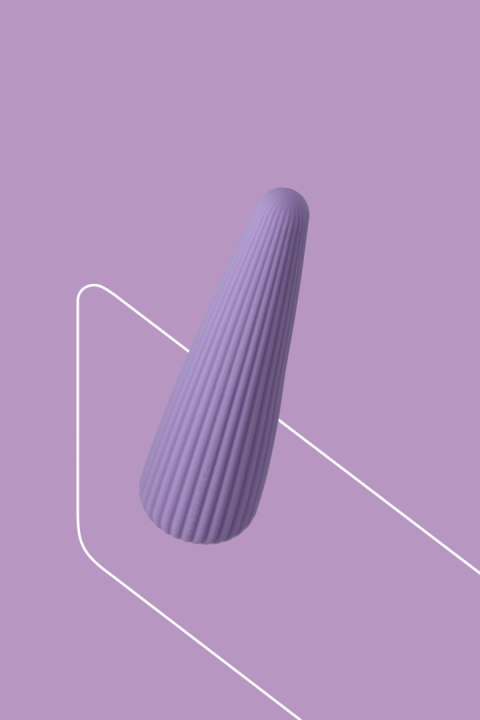 Mini Wibrator Podróżny Silikonowy Wodoodporny Fioletowy – FairyGasm Icycone Violet