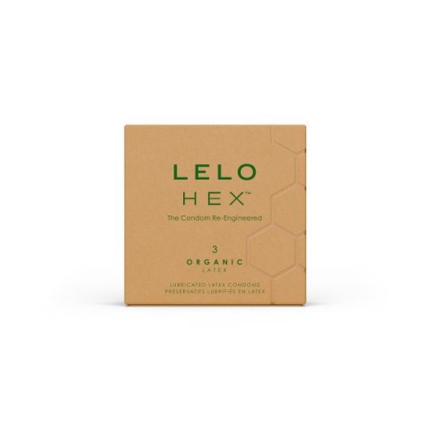 Prezerwatywy organiczne HEX Organic Condoms 3 pack LELO