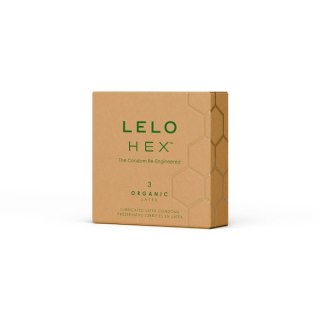 Prezerwatywy organiczne HEX Organic Condoms 3 pack LELO