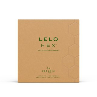 Prezerwatywy organiczne HEX Organic Condoms 36 pack LELO