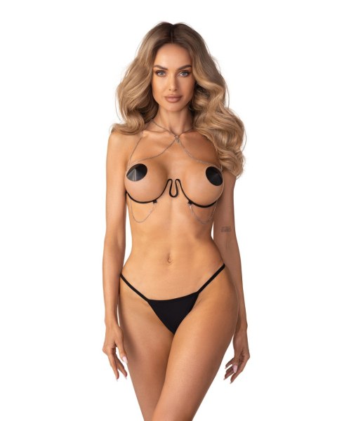 Uprząż Na Biust Lustique Black S/M/L Premium Obsessive
