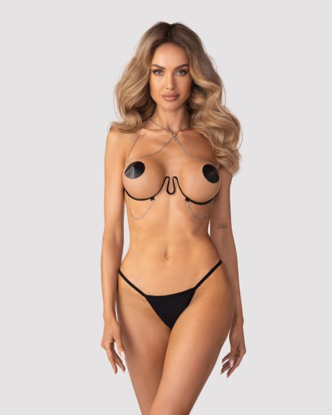 Uprząż Na Biust Lustique Black S/M/L Premium Obsessive
