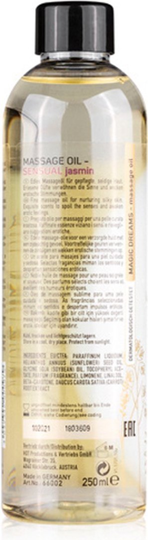 Olejek do masażu Massage Oil Extase Jasmin 250ml Shiatsu