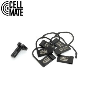 Plastikowe zapięcia 10 Spare Metal Detector Safe Locks CELLMATE