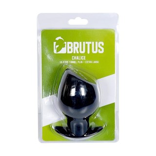 Tunel analny czarny XL Chalice Silicone Tunnel Plug Brutus