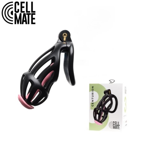 Pas cnoty Centurion Chastity Cage Black Size 3 CELLMATE