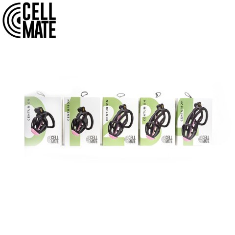 Pas cnoty Centurion Chastity Cage Black Size 4 CELLMATE