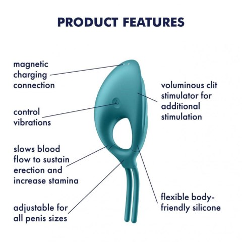 Pierścień erekcyjny-Swordsman Camouflage Green-Satisfyer