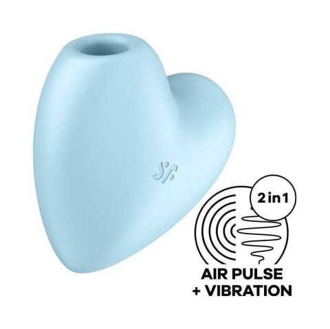 Stymulator łechtaczki Cutie Heart Blue-Satisfyer